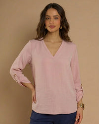 Blusa Rosa Elegance