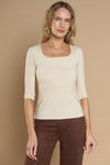 Polera Básica 3/4 Beige