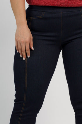 Calza Mezclilla Negro