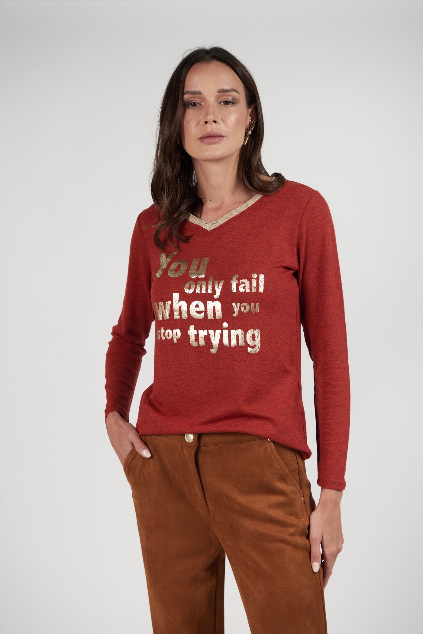 Polera Estambul Terracota