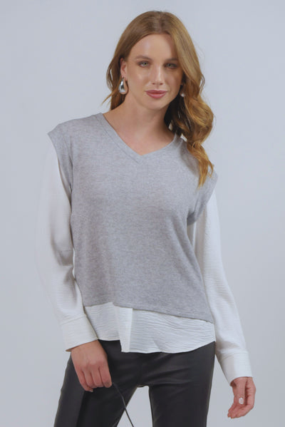 Polera Giresun Gris