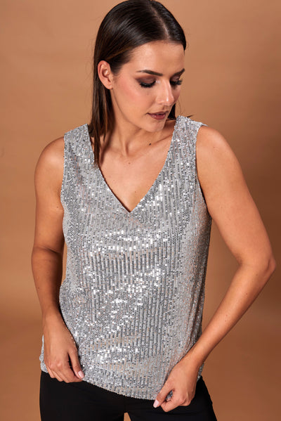 Polera Glitt Plata