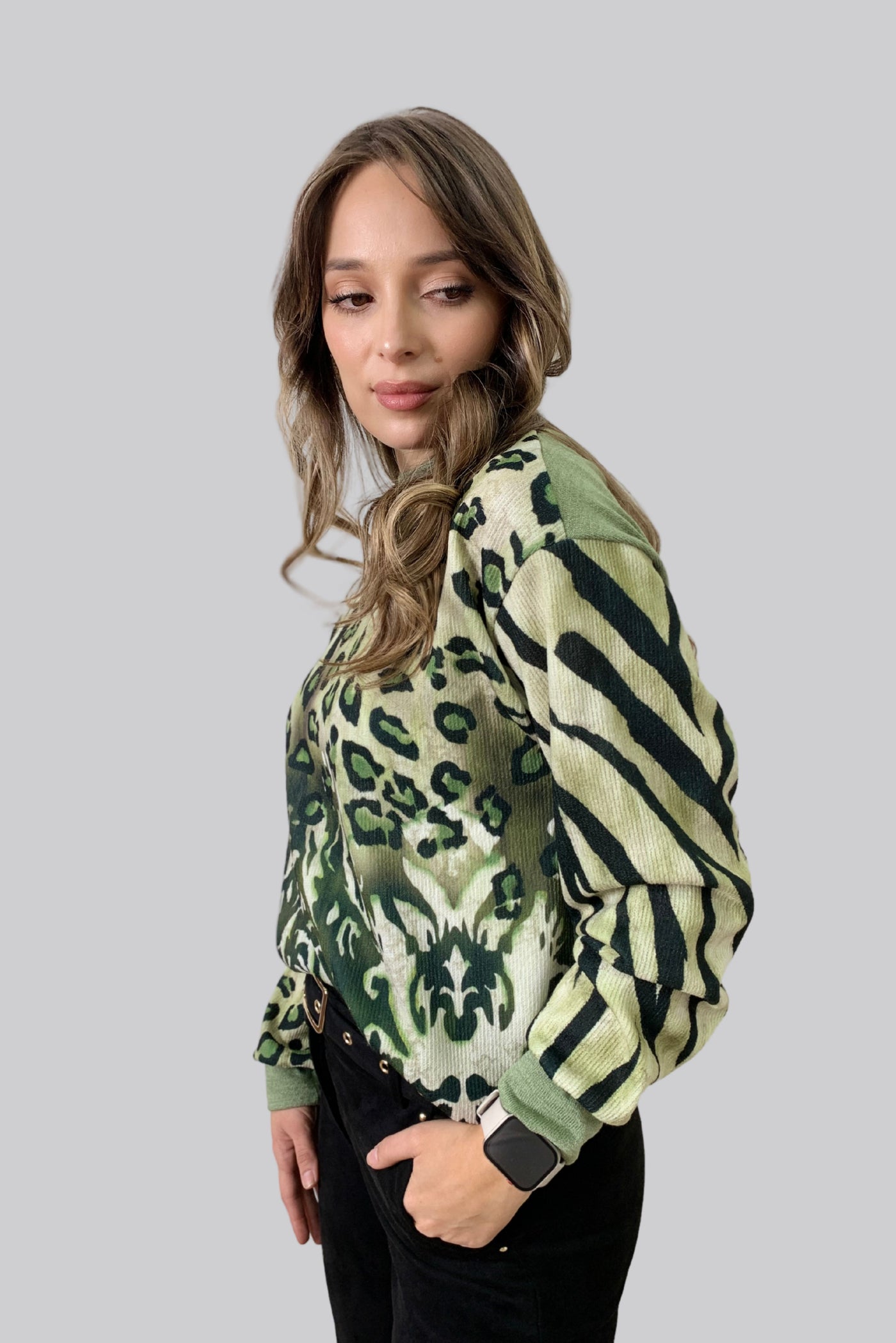 Polera Ahlat verde