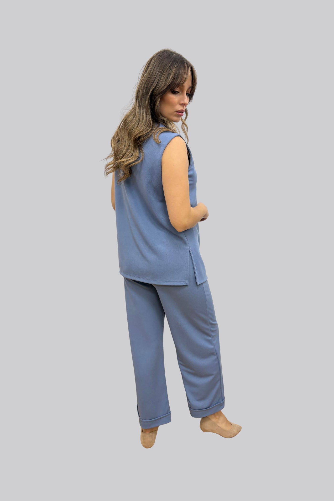 Pantalón Prisma celeste