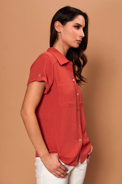 Blusa Luzia terracota