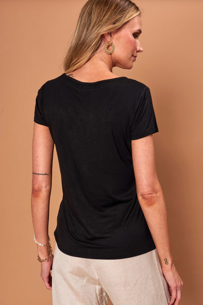Polera Bianca negro