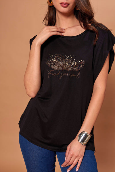 Polera Nior negro