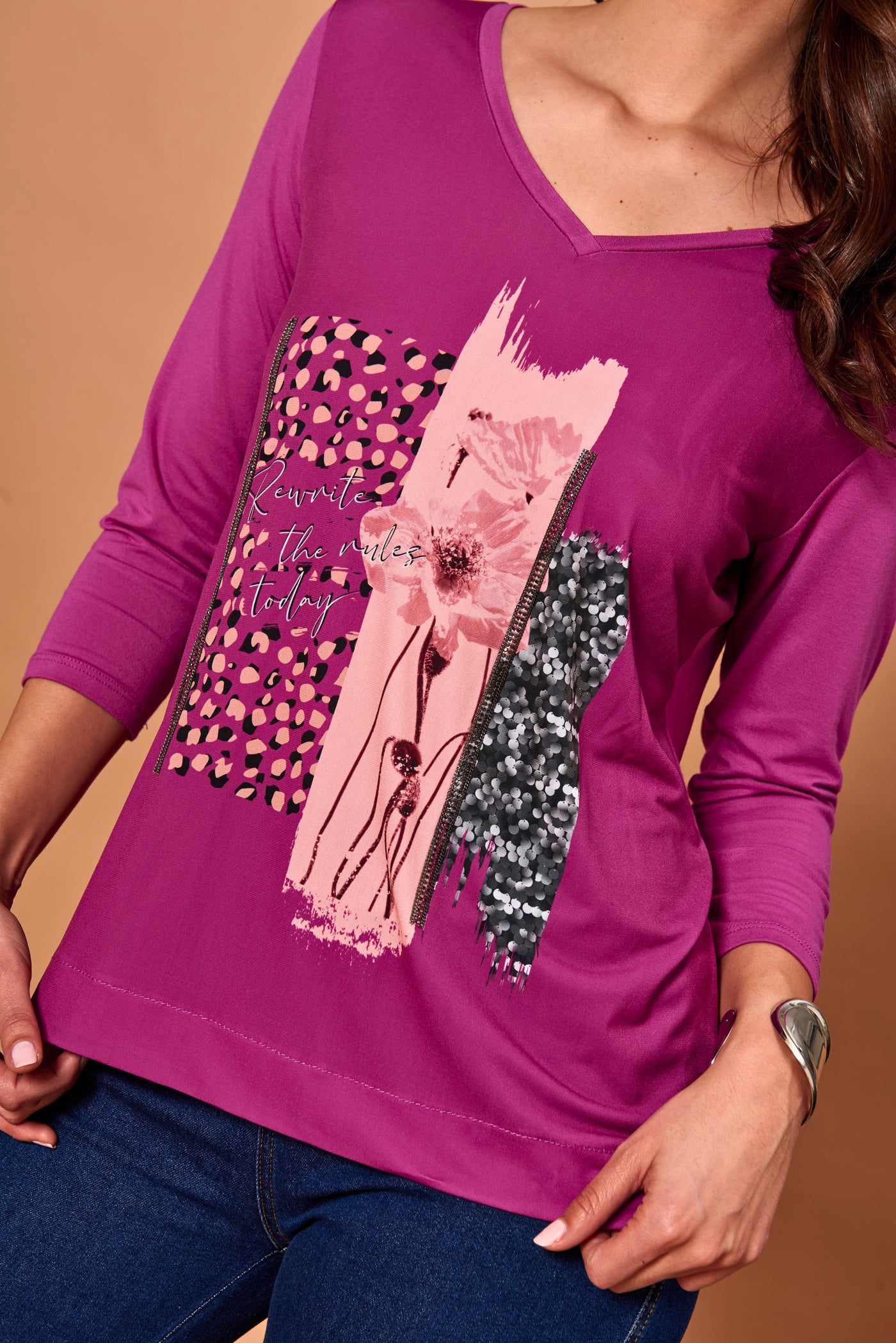 Polera Gaia Bugambilia