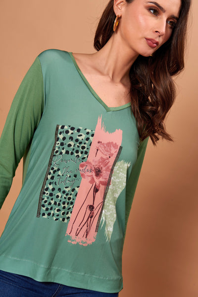 Polera Gaia Verde