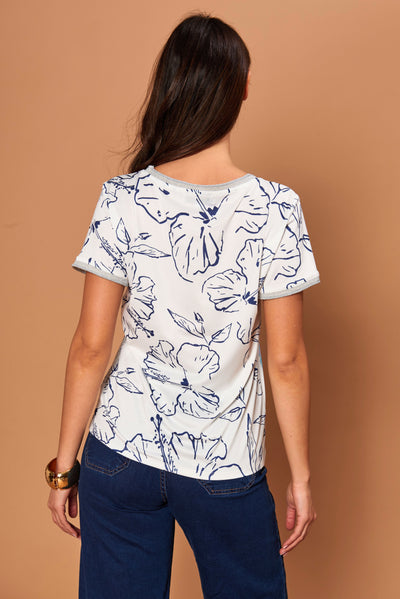 Polera Elisa Celeste
