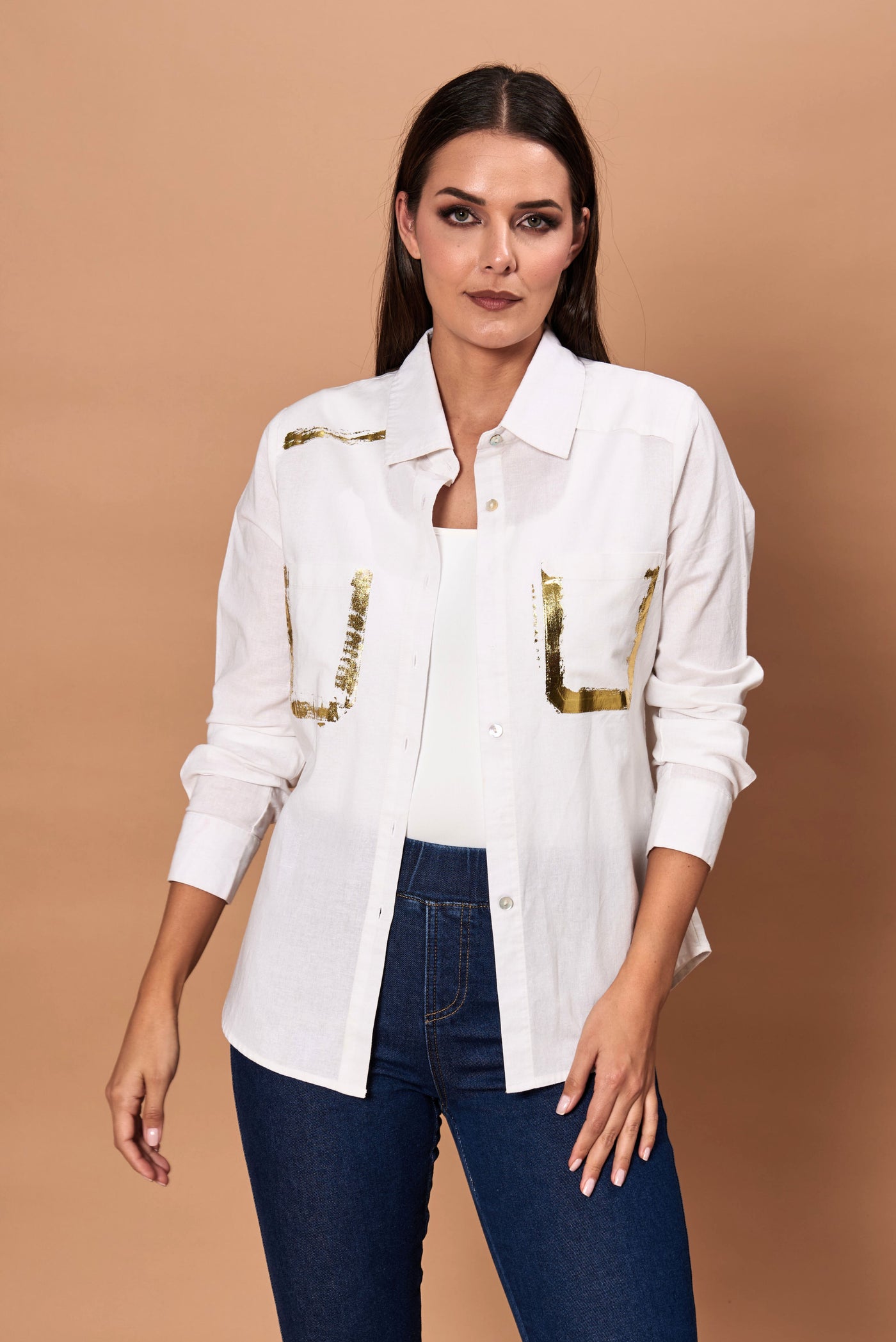 Blusa Aria crudo