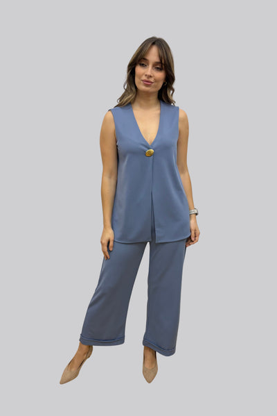Pantalón Prisma celeste