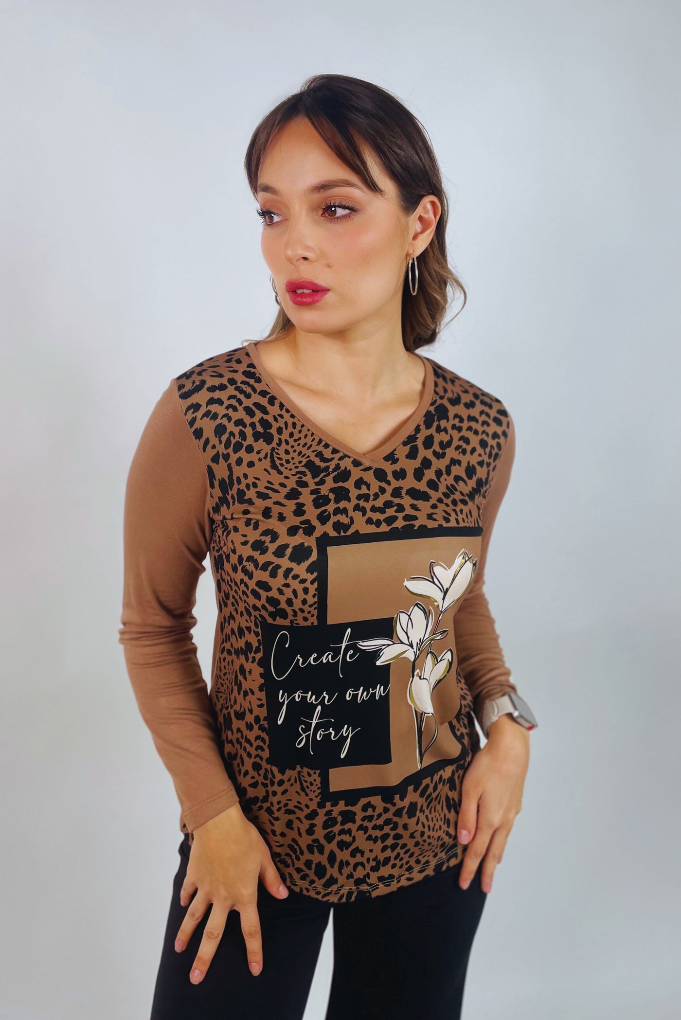 Polera Yalova Camel