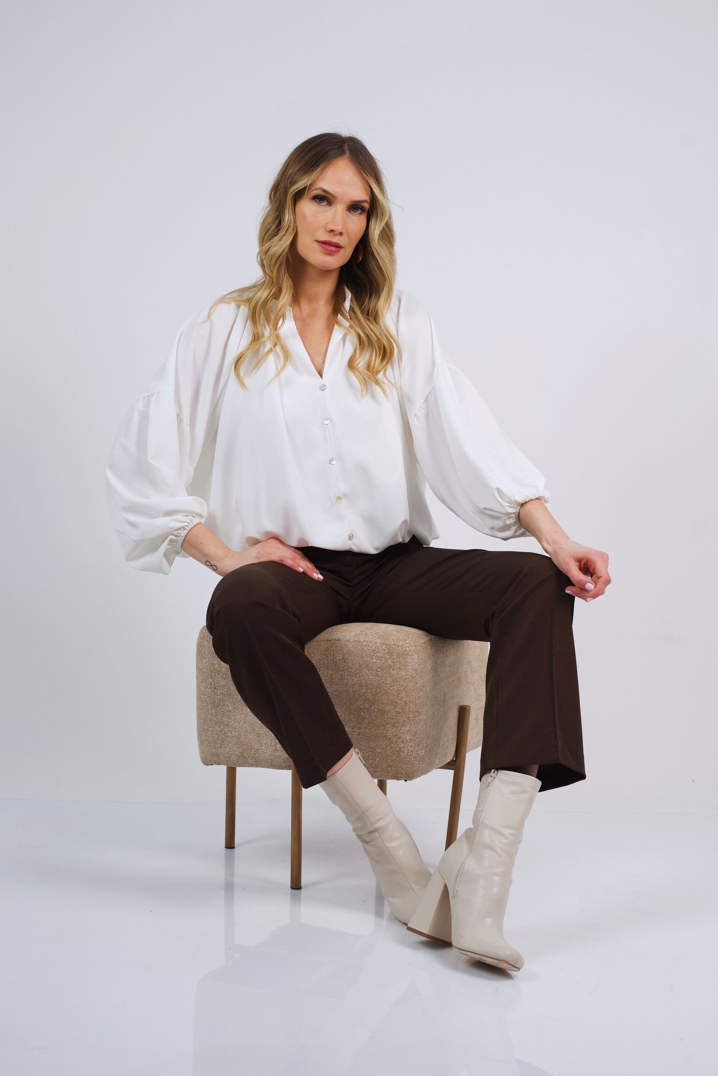 Blusa Aksaray crudo