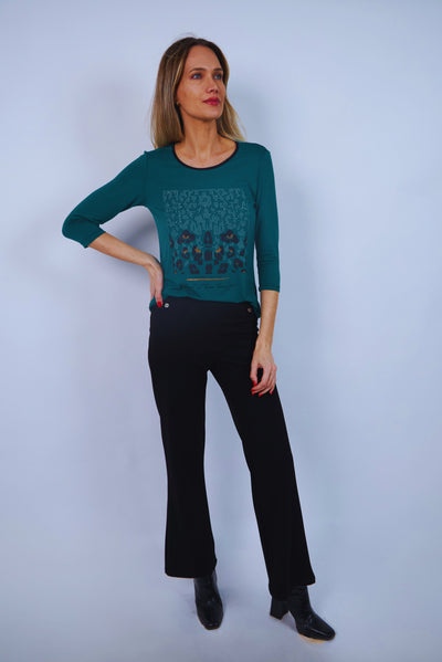 Polera Korfe Verde