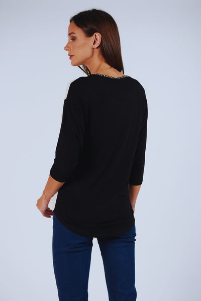 Polera Esmirna negro