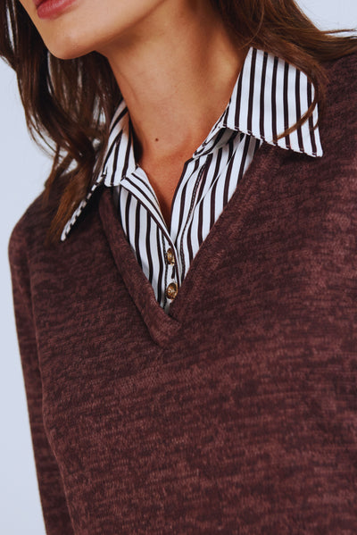Polera Cayeli Cafe