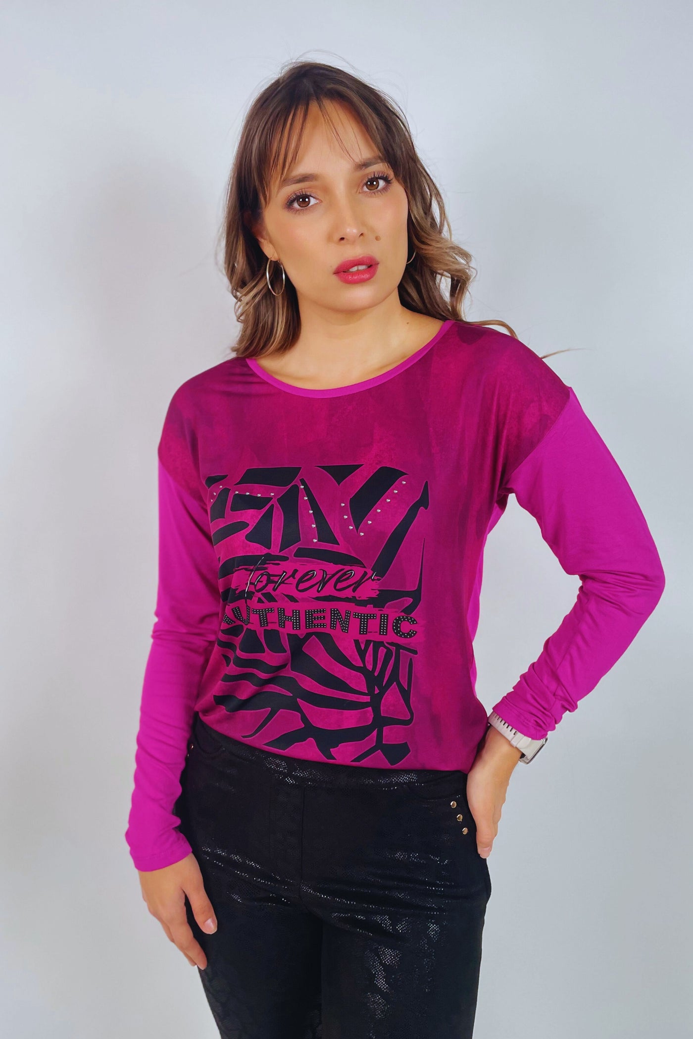 Polera Sahli Bugambilia