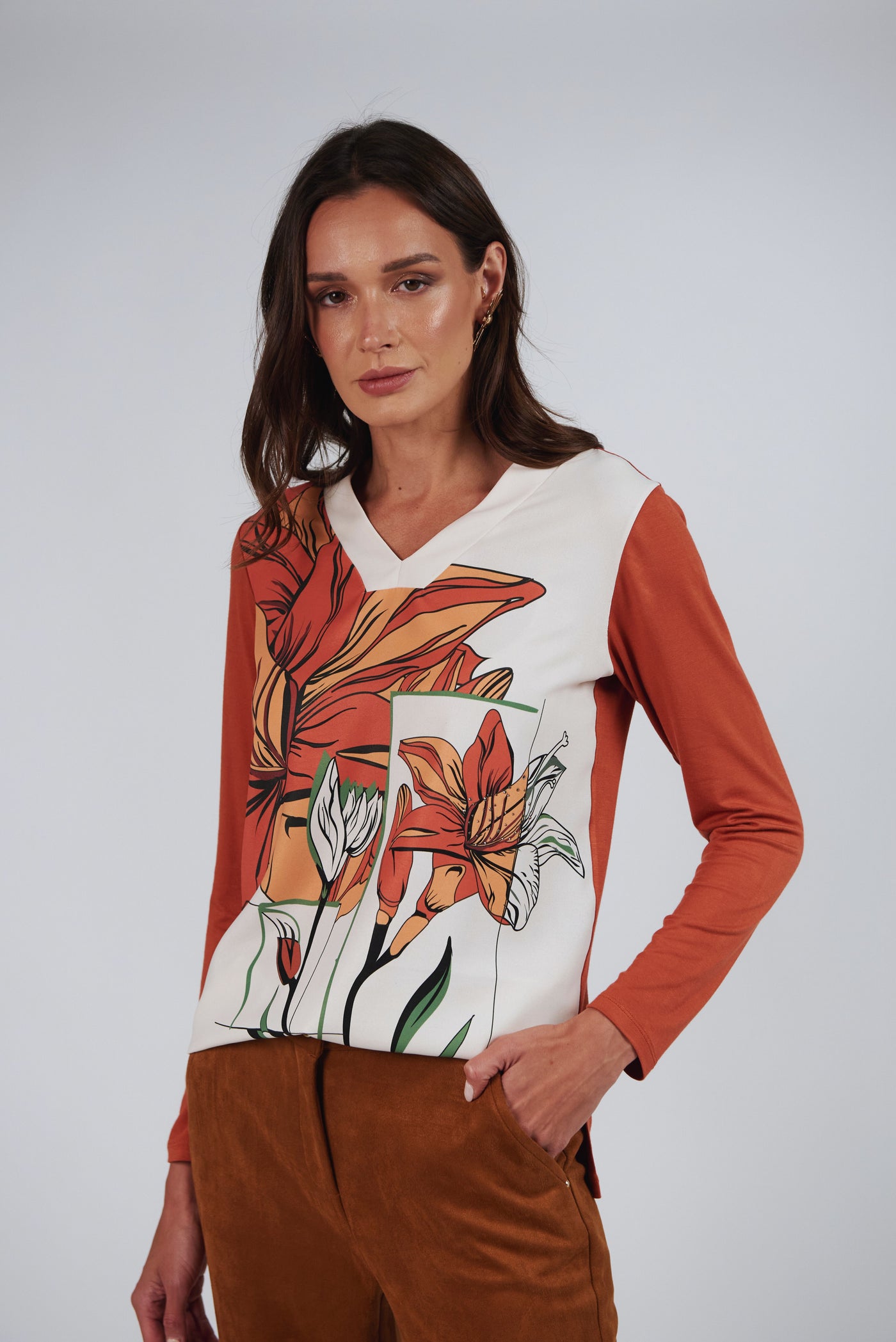 Polera Adana Terracota