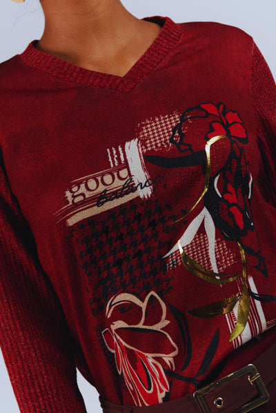Polera Hilvan Rojo