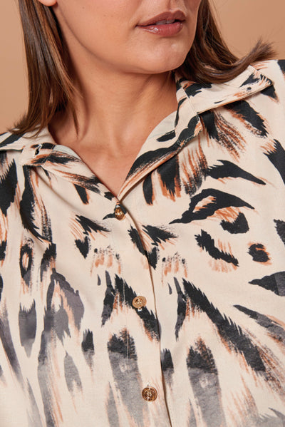 Blusa print - línea italiana