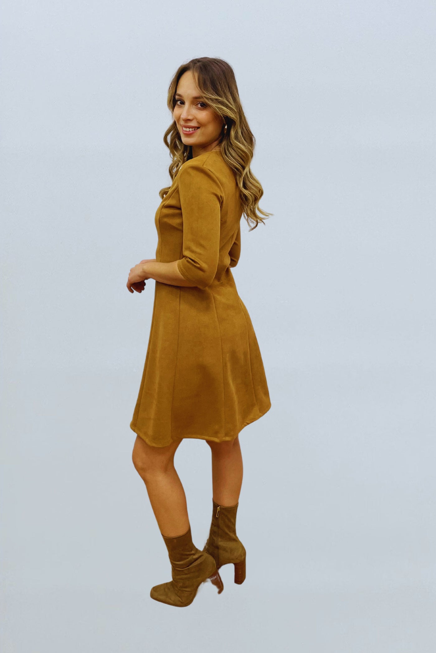 Vestido Unie Camel
