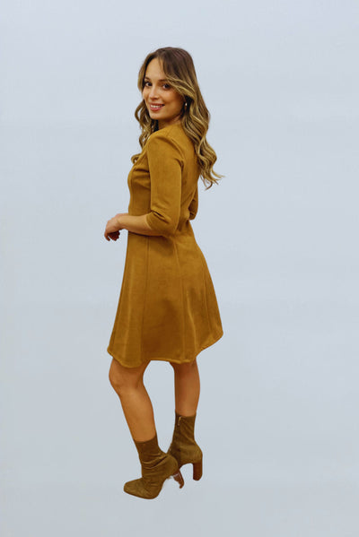 Vestido Unie Camel