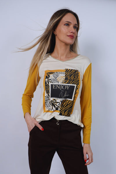 Polera Bursa Mostaza