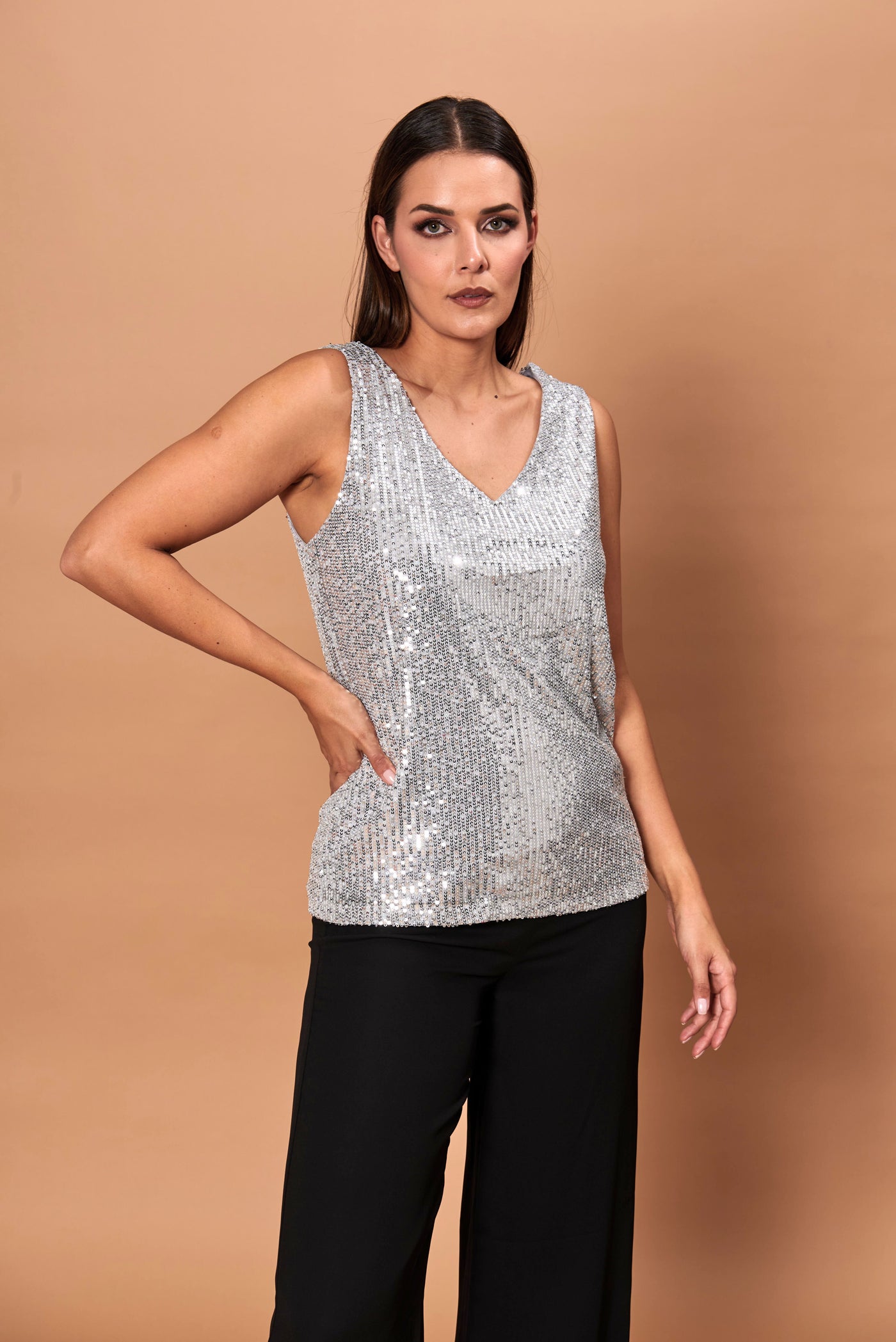 Polera Glitt Plata