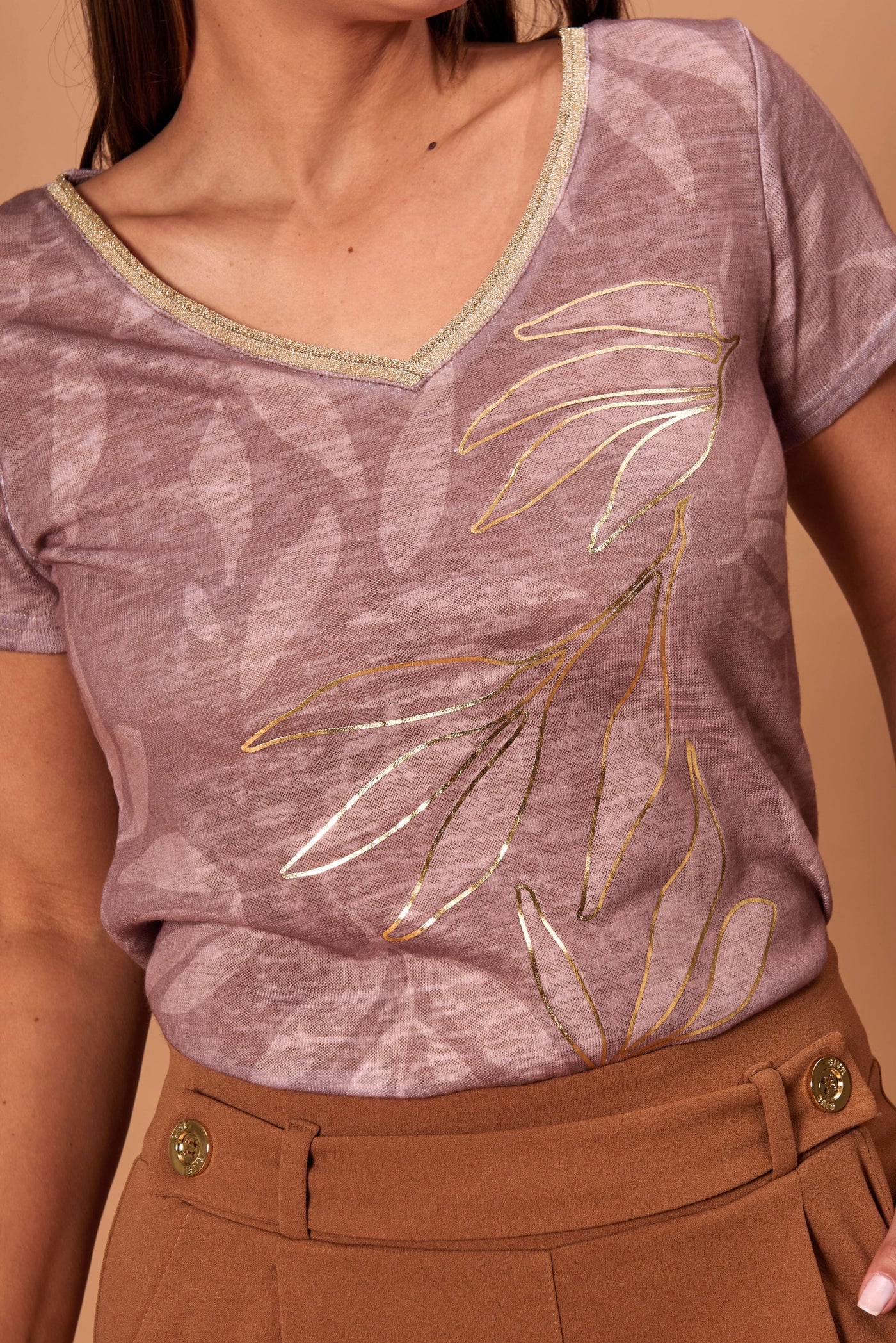 Polera Aurora Taupe