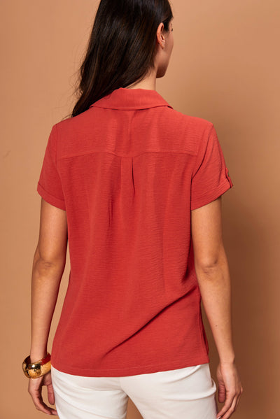 Blusa Luzia terracota