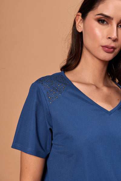 Polera Amelia Azul
