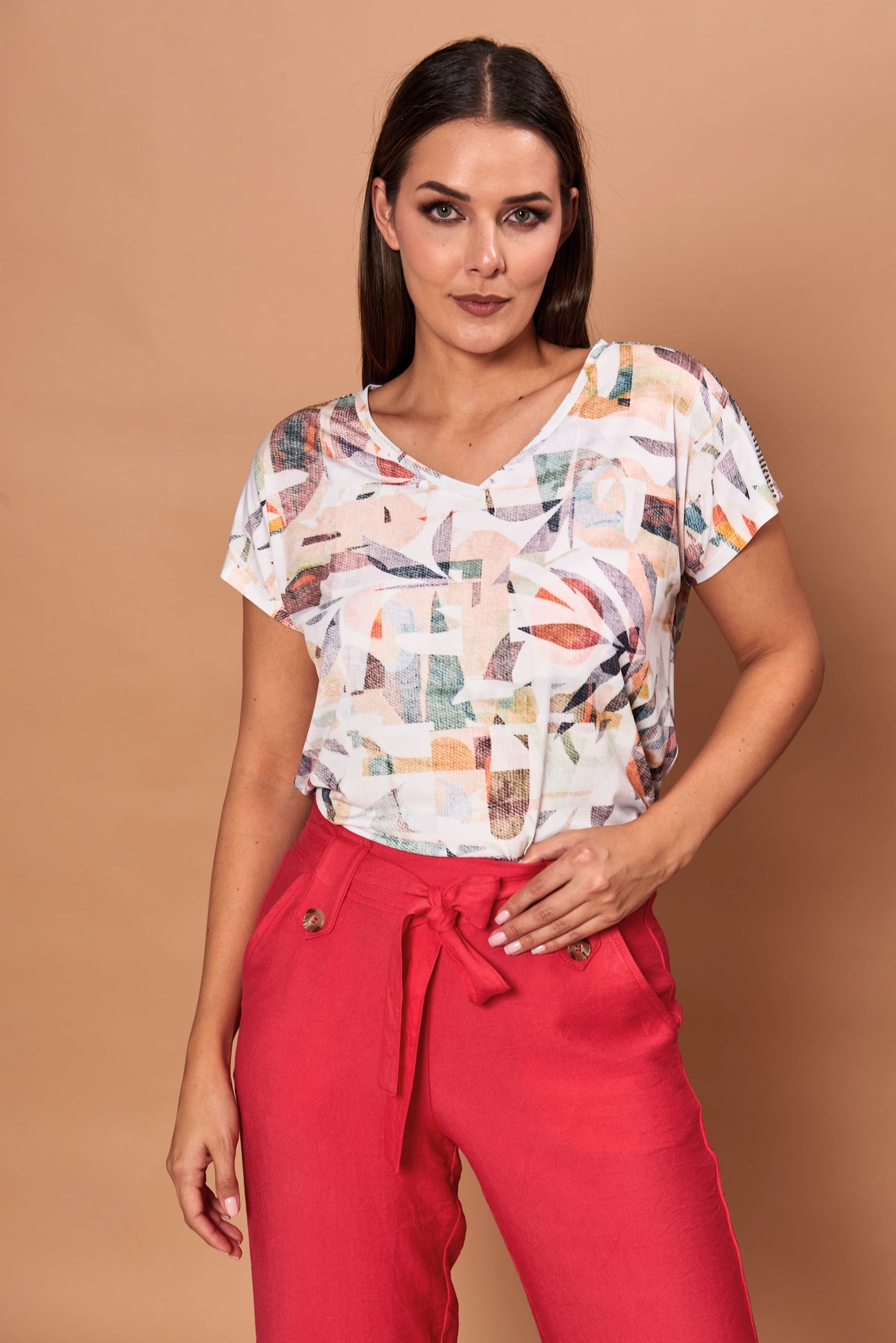 Polera Regina Coral