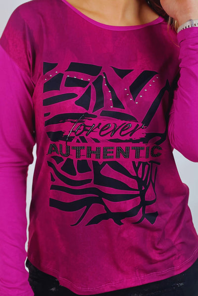 Polera Sahli Bugambilia