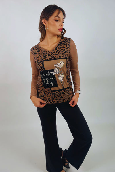 Polera Yalova Camel