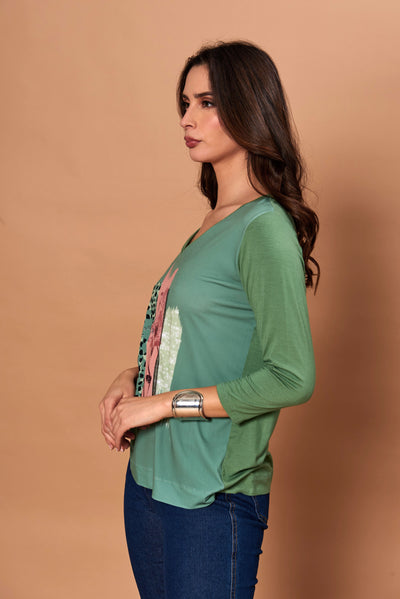 Polera Gaia Verde