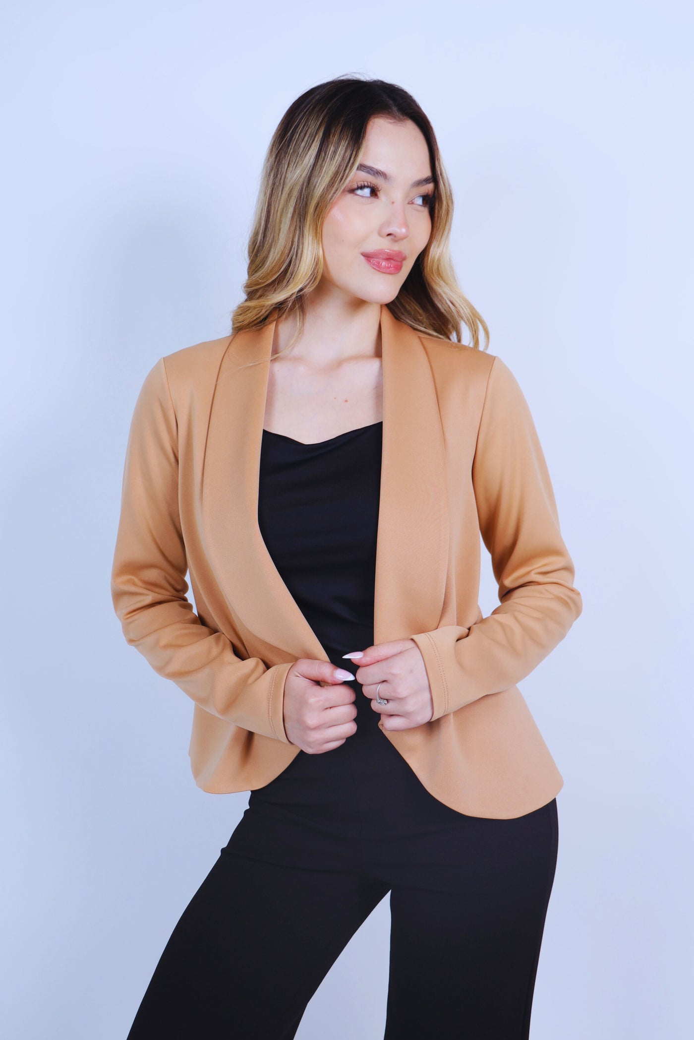 Blazer Básico Camel