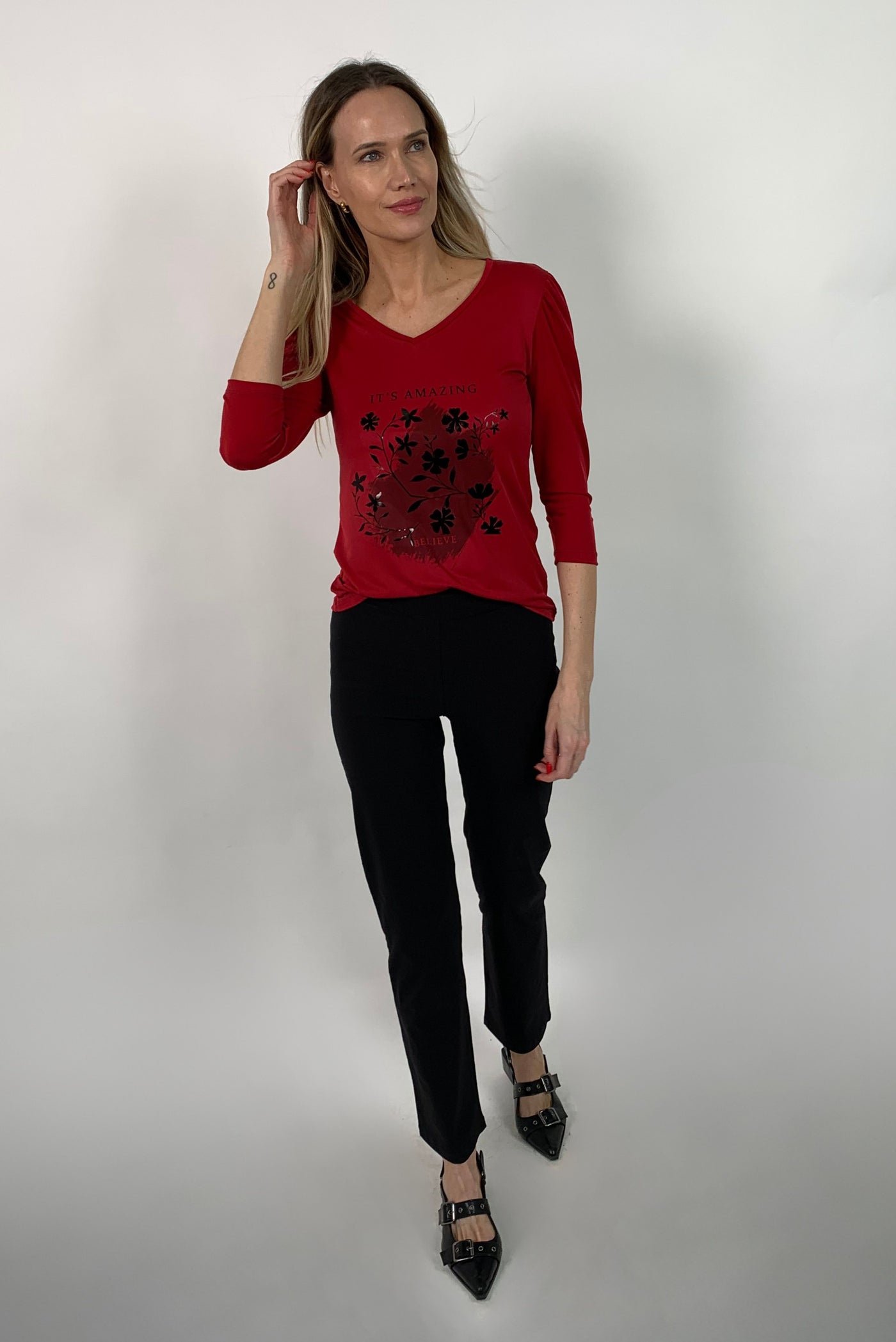 Polera Edirne Rojo