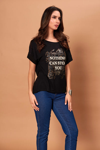 Polera Camille negro
