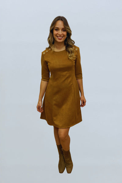Vestido Unie Camel