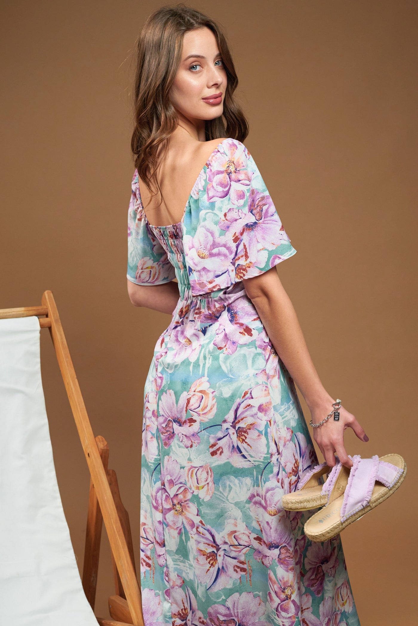 Vestido Indira lila