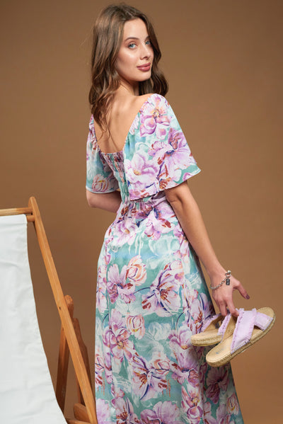 Vestido Indira lila