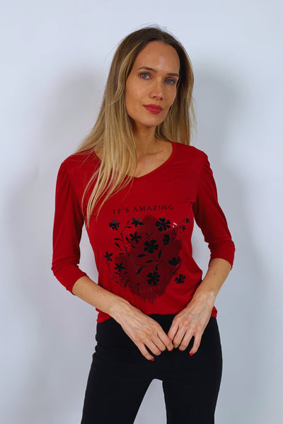 Polera Edirne Rojo