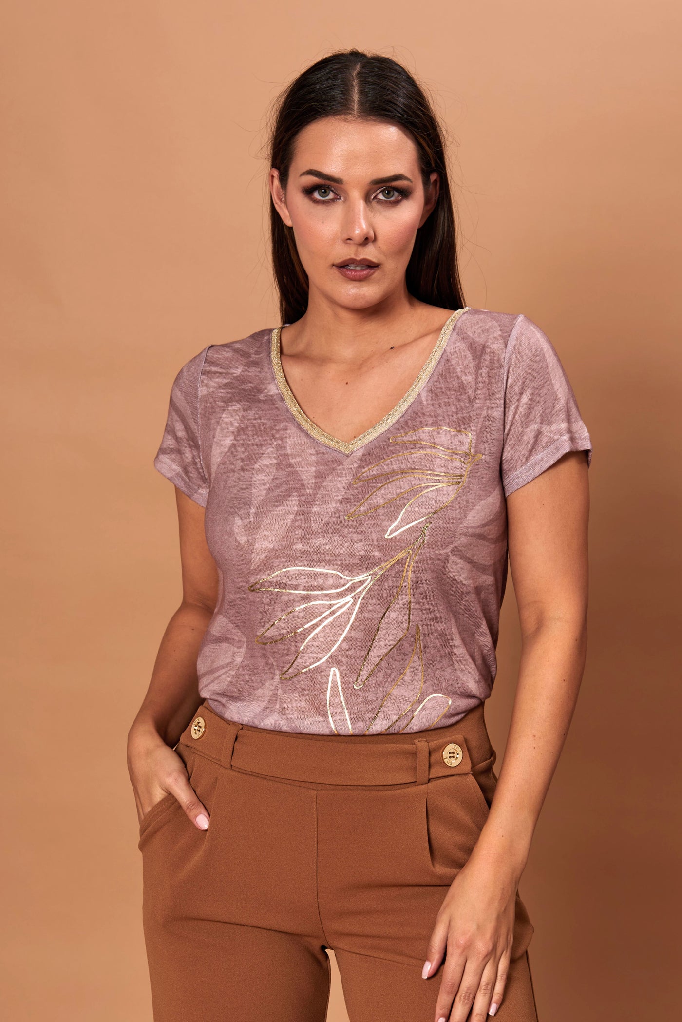 Polera Aurora Taupe