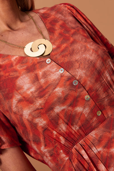 Vestido Florence coral