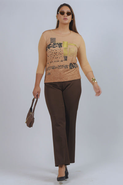 Polera Alanya Camel