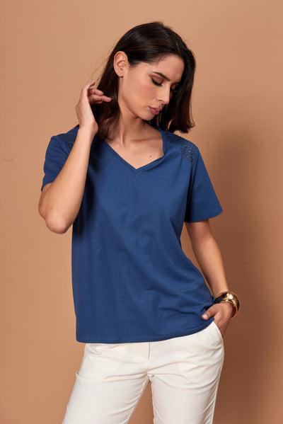 Polera Amelia Azul