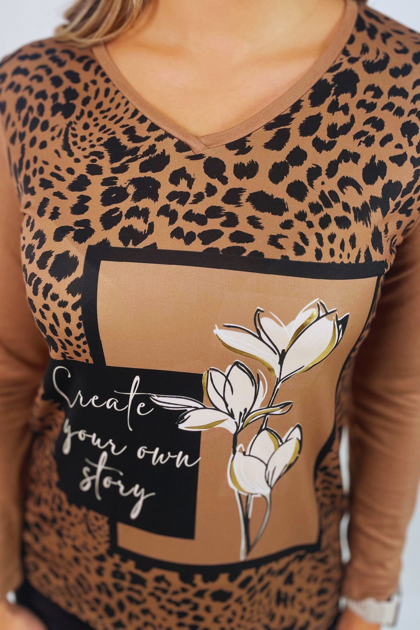 Polera Yalova Camel