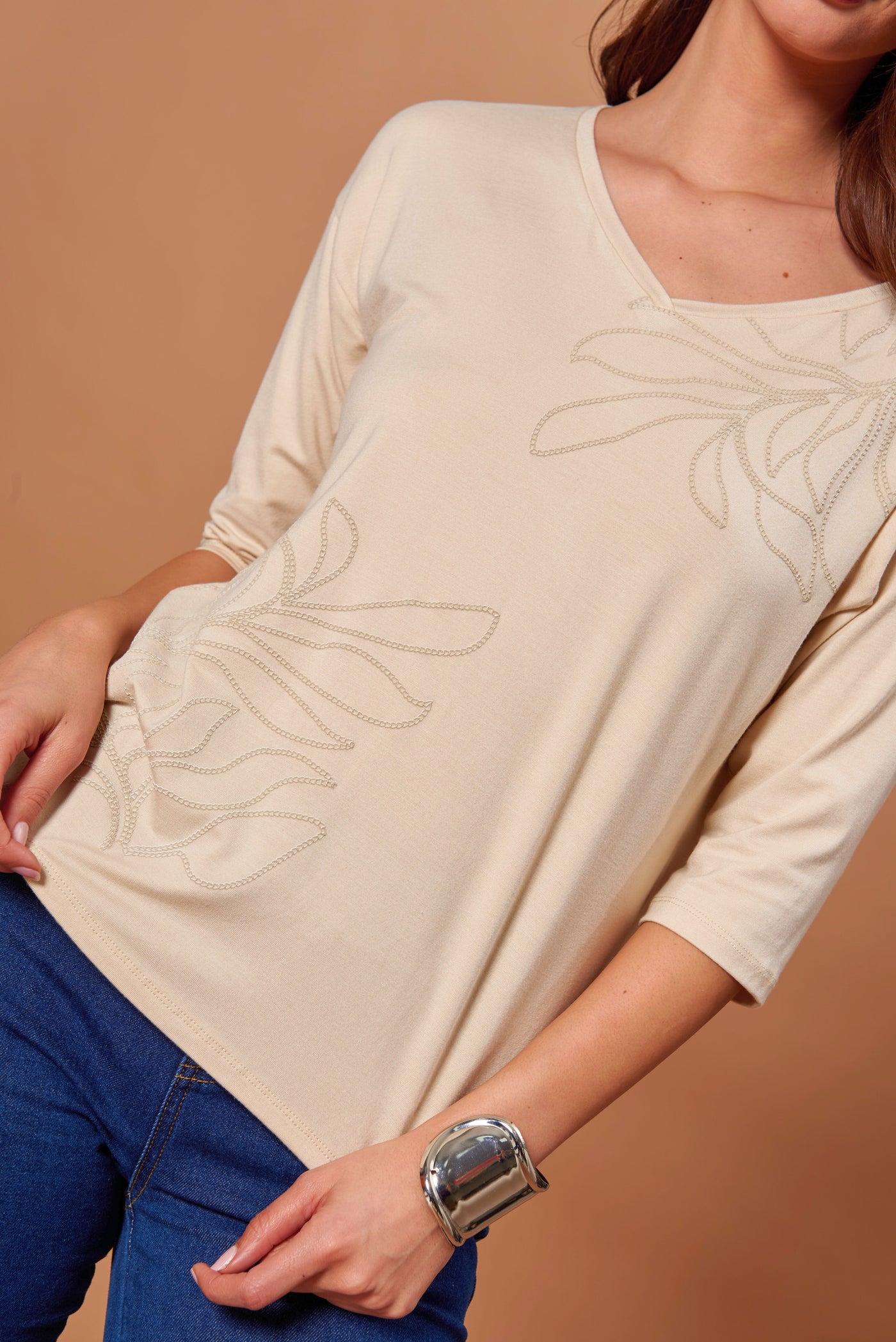 Polera Milano Beige