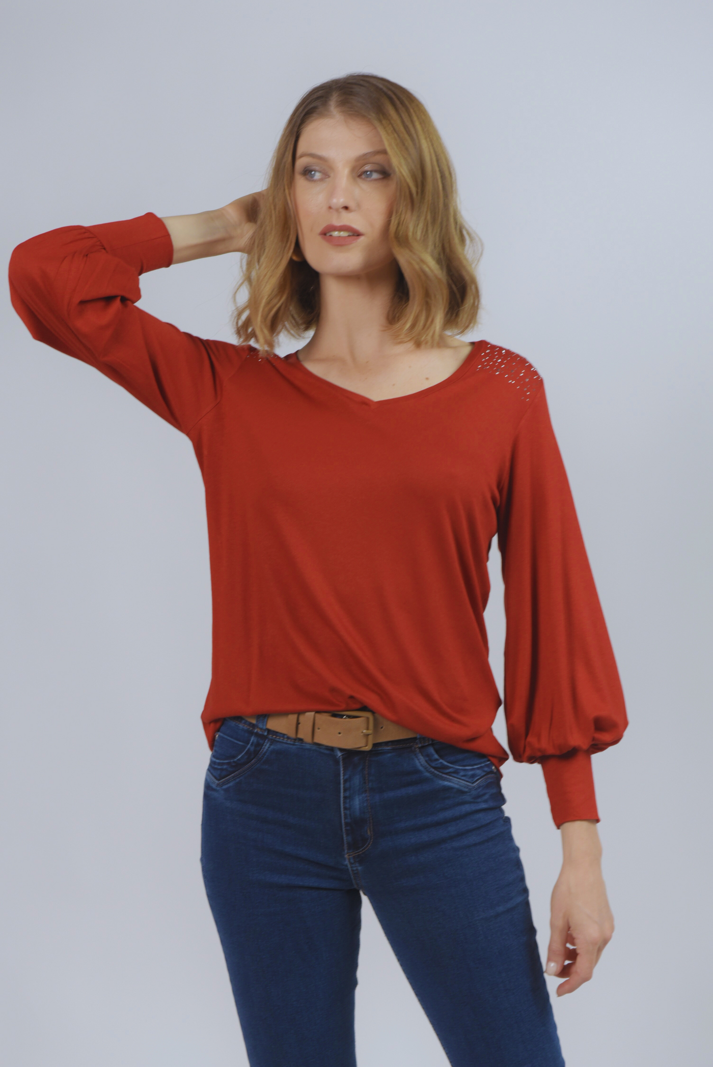 Polera Antalya rojo